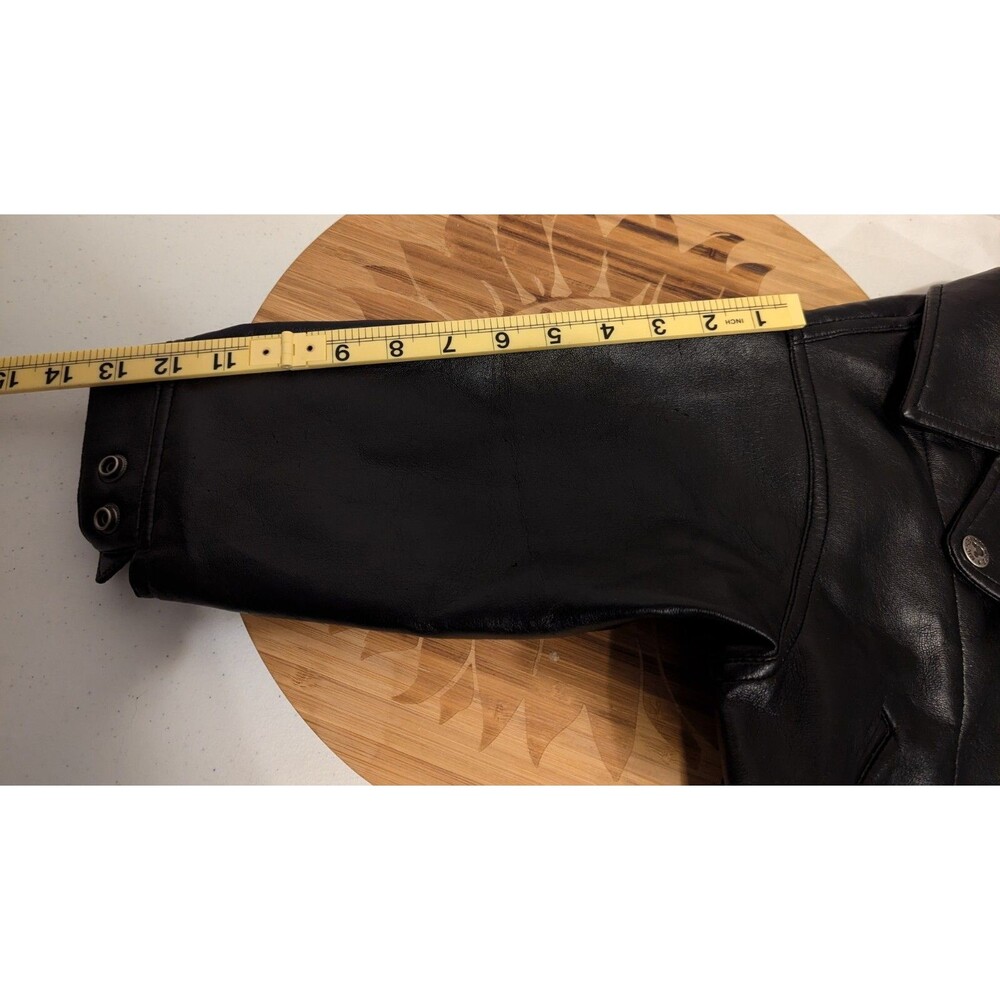 Disney Minnie Mouse Black Biker Jacket "Born to Ride" Faux Leather Kids Size 4T - Picture 15 of 16